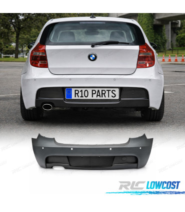 PARAURTI POSTERIORE BMW E81 E87 04-11 LOOK M PDC ABS