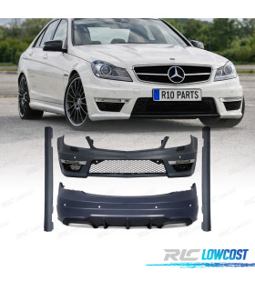 KIT CARROZZERIA MERCEDES C W204 11-15 LOOK AMG C63