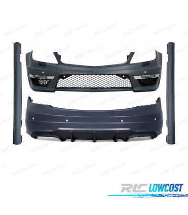 KIT CARROZZERIA MERCEDES C W204 11-15 LOOK AMG C63