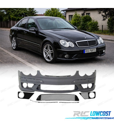 KIT CARROZZERIA PARAURTI E MINIGONNE LOOK AMG PER MERCEDES CLK 200-500 W209 C209 02-09