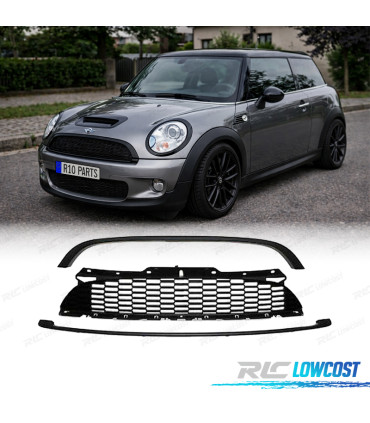 GRIGLIA MINI COOPER R56 R57 R55 10-15 LOOK JCW NERO LUCIDO