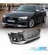 PARAURTI ANTERIORE AUDI A4 B9 15-19 RS4 PDC ARGENTO-NERO
