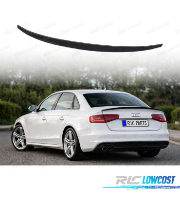SPOILER ALETTA AUDI A4 B8 SLINE 11-15 NERO LUCIDO