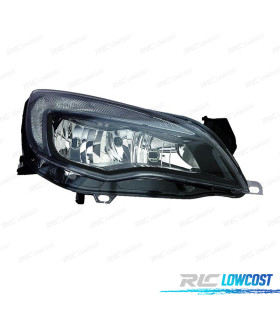 FANALE DX OPEL ASTRA J 5P 10-15 4P 12- CON LUCI DIURNE FONDO NERO