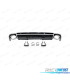 DIFFUSORE PER AUDI A4 B9 16- LOOK RS4 TERMINALI DI SCARICO