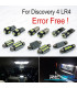 KIT 26 LAMPADE LED INTERNE PER LAND ROVER 4 LR4 2010-2015