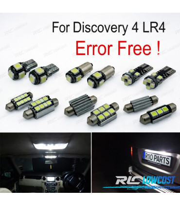 KIT 26 LAMPADE LED INTERNE PER LAND ROVER 4 LR4 2010-2015