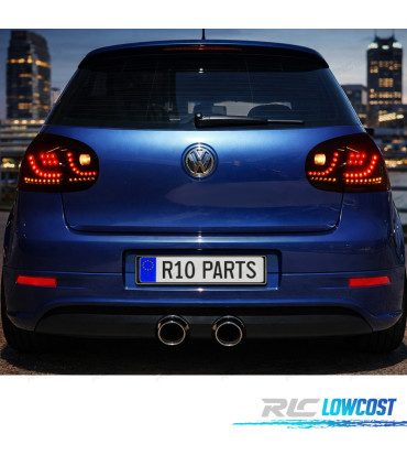 FARI VOLKSWAGEN VW GOLF V FULL LED 03- FONDO NERO