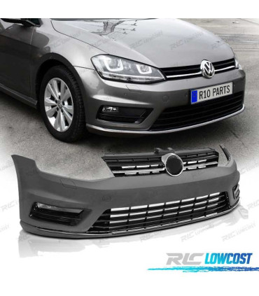PARAURTI ANTERIORE VOLKSWAGEN VW GOLF 7 12-17 LOOK R LINE PDC SRA