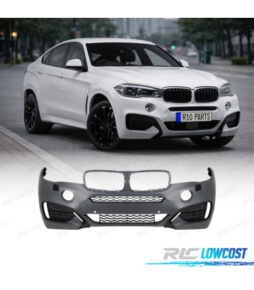 PARAURTI ANTERIORE BMW X6 F16 14-19 LOOK M PDC SRA