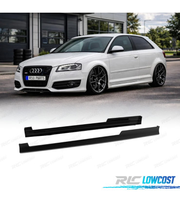 MINIGONNE LATERALI AUDI A3 8P 03-11 3 PORTE LOOK S3