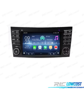 RADIO NAVIGATORE 7" PER MERCEDES CL. E W211 CLS W219 USB GPS TOUCHSCREEN HD