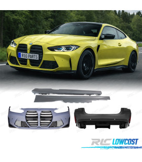 KIT CARROZZERIA BMW G22 COUPE 20-24 LOOK M4 PDC ASSISTENTE PARCHEGGIO ACC