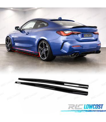 ESTENSIONI MINIGONNE BMW G22 20-24 LOOK M PERFORMANCE NERO LUCIDO