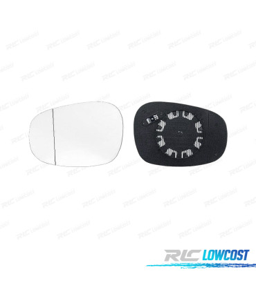 VETRO SPECCHIO + BASE DESTRA BMW F20 F21 11-19 ASFERICO