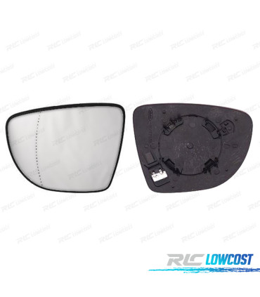 VETRO SPECCHIO + BASE DESTRA RENAULT CAPTUR 13-20 CONVEX