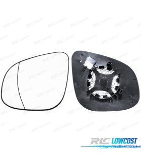 VETRO SPECCHIO + BASE DESTRA RENAULT KANGOO 13- TERMICO