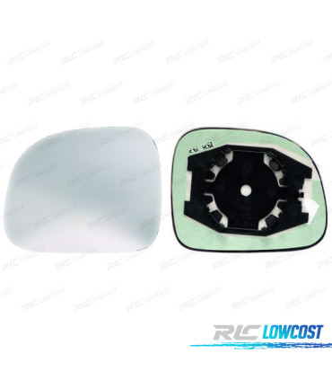 VETRO SPECCHIO + BASE SINISTRA FIAT PANDA 09-