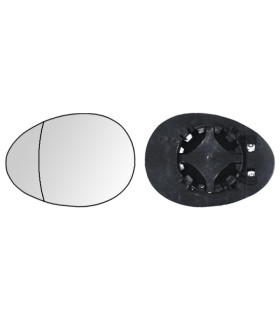 VETRO SPECCHIO + BASE SINISTRO MINI R55 R56 R57 06-13 TERMICO