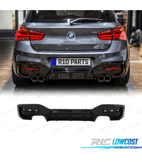 DIFFUSORE BMW F20 F21 LCI 15-19 LOOK M PERFORMANCE NERO LUCIDO
