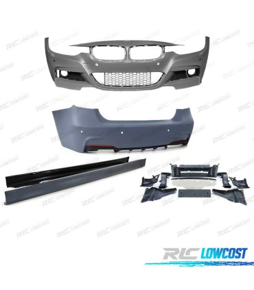 KIT CARROZZERIA BMW F30 LOOK M PERFORMANCE PDC USCITA DOPPIA