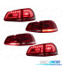FANALI VOLKSWAGEN VW TOUAREG 11-18 LED ROSSO AFFUMICATO