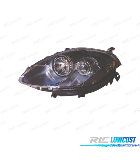 FARO SINISTRO FIAT BRAVO 06-14 NERO