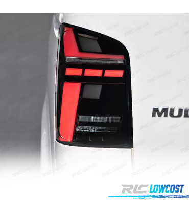 FANALI VOLKSWAGEN VW T5 03-10 LOOK T6.1 ROSSO AFFUMICATO