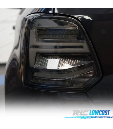 FANALI A LED VOLKSWAGEN VW POLO 6R 6C 09-17 DINAMICI FUMÉ