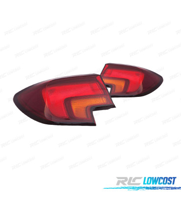 FANALI OPEL ASTRA K 15- AMBRA ROSSO