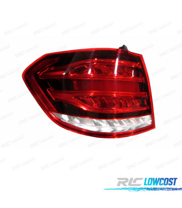 FANALE SINISTRO MERCEDES W212 13-16 ROSSO BIANCO NERO