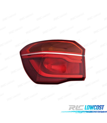 FANALE SINISTRO BMW X1 F48 15-19 ROSSO
