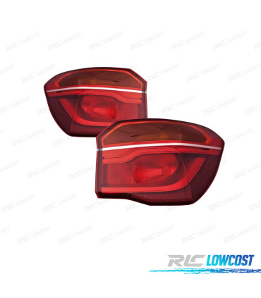 FANALI BMW X1 F48 15-19 ROSSO