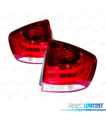 FANALI BMW X1 E84 09-15 BIANCO ROSSO