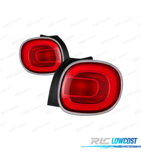FANALI FIAT 500L 12- ROSSO