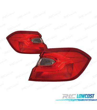 FANALI FORD FIESTA 17- ROSSO BIANCO