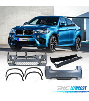 KIT CARROZZERIA BMW X6 F16 14-19 LOOK X6M PDC SRA
