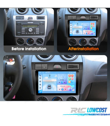 RADIO GPS ANDROID FORD FIESTA 02-08