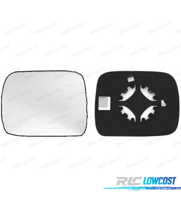 CRISTAL SPECCHIO + BASE SINISTRA NISSAN TERRANO II 93-02 - CONVEX