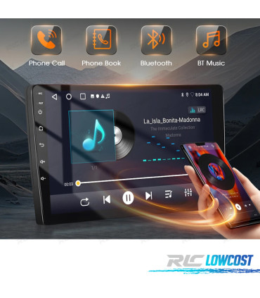RADIO GPS ANDROID PEUGEOT 206 / 206CC / CITROÈN C2 02-10
