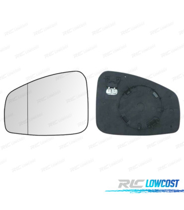 VETRO SPECCHIO + BASE DX RENAULT MEGANE 08-15 CONVEX