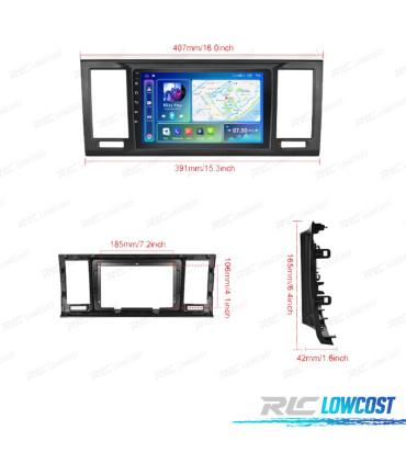 RADIO GPS ANDROID VOLKSWAGEN CARAVELLE 15-