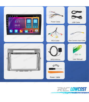RADIO GPS ANDROID TOYOTA VERSO 06-