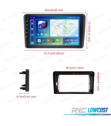 RADIO GPS ANDROID AUDI A3 03-13