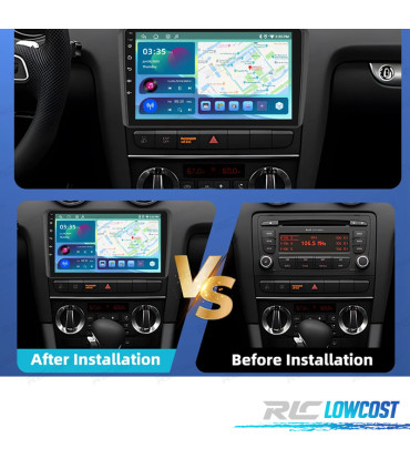RADIO GPS ANDROID AUDI A3 03-13