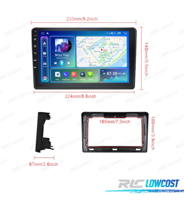 RADIO GPS ANDROID FIAT DUCATO / CITROËN JUMPER / PEUGEOT BOXER 06-11