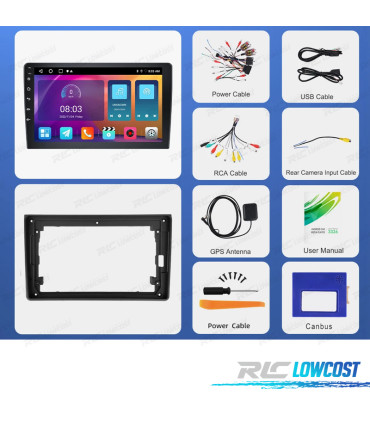 RADIO GPS ANDROID AUDI A4 01-08