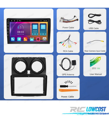 RADIO GPS ANDROID 13 NISSAN QASHQAI 06-18