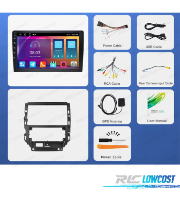 RADIO GPS ANDROID 13 VOLKSWAGEN GOLF V 03-08