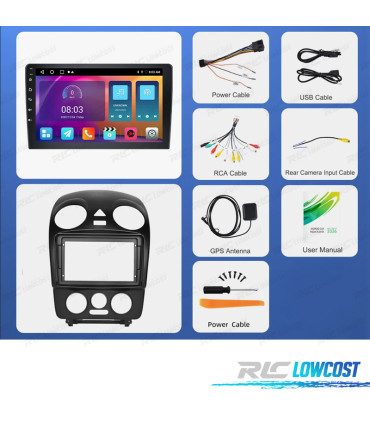 RADIO GPS ANDROID 13 VOLKSWAGEN BEETLE 06-11
